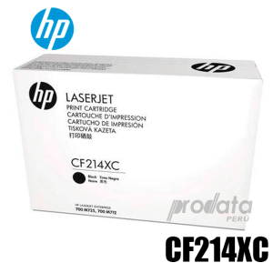 Tóner HP 14XC Original CF214XC Negro