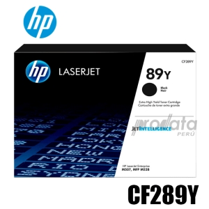 Tóner HP 89Y Original CF289Y Negro