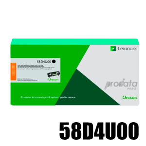 Toner Lexmark 58D4U00 Negro Original MS823, MS826, MX722, MX822, MX826